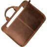 Стильна чоловіча сумка портфель з вінтажній коричневої шкіри VINTAGE STYLE (14081) - 6