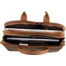 Стильна чоловіча сумка портфель з вінтажній коричневої шкіри VINTAGE STYLE (14081) - 8