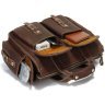 Вместительная мужская сумка с карманами в стиле винтаж VINTAGE STYLE (14140) - 7