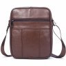 Наплечная сумка планшет мужская из фактурной кожи VINTAGE STYLE (14705) - 2