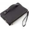 Чоловіча шкіряна сумка-клатч горизонтального типу в чорному кольорі HT Leather (10505) - 3