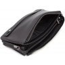 Чоловіча шкіряна сумка-клатч горизонтального типу в чорному кольорі HT Leather (10505) - 6