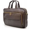 Кожаная сумка-портфель для делового мужчины в коричневом цвете TARWA (19796) - 2