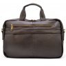 Кожаная сумка-портфель для делового мужчины в коричневом цвете TARWA (19796) - 5