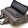 Кожаная сумка-портфель для делового мужчины в коричневом цвете TARWA (19796) - 6