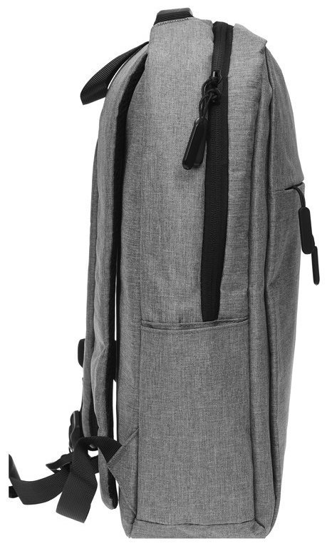 Чоловічий міський рюкзак з поліестеру в сірому кольорі Remoid 73043