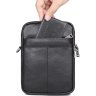 Классическая мужская сумка планшет небольшого размера VINTAGE STYLE (14969) - 7