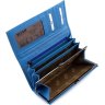 Женский кошелек голубого цвета из натуральной кожи Bond Non (10620) - 2