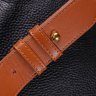 Жіноча сумка-кроссбоді з натуральної шкіри чорно-коричневого кольору Vintage (2422093) - 8