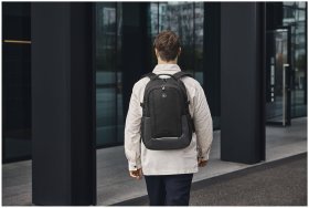 Городской рюкзак из полиэстера черного цвета с отделением для ноутбука до 16" Wenger XE Ryde 103643