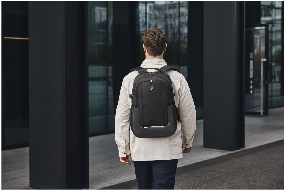 Міський рюкзак із поліестеру чорного кольору з відділенням для ноутбука до 16" Wenger XE Ryde 103643 modnotak фото №2