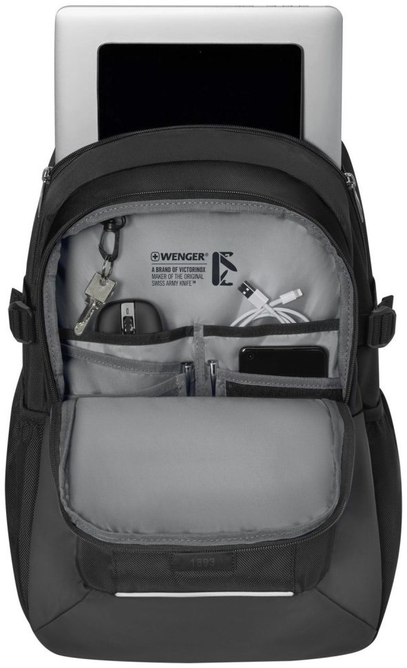 Міський рюкзак із поліестеру чорного кольору з відділенням для ноутбука до 16" Wenger XE Ryde 103643 modnotak фото №8