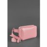 Оригінальна шкіряна сумка-бананка рожевого кольору BlankNote Dropbag Mini (12697) - 3