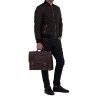 Классический мужской портфель коричневого цвета из винтажной кожи Tiding Bag (15919) - 2