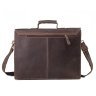 Классический мужской портфель коричневого цвета из винтажной кожи Tiding Bag (15919) фото №3 Классический мужской портфель коричневого цвета из винтажной кожи Tiding Bag (15919) modnotak фото - 3