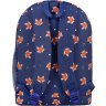 Синий детский рюкзак из износостойкого текстиля с принтом Bagland (54043) - 4