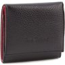 Фирменный кошелек черно-красного цвета из натуральной кожи Tony Bellucci (10780) - 1