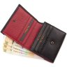 Фірмовий гаманець чорно-червоного кольору з натуральної шкіри Tony Bellucci (10780) - 5