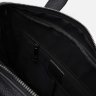 Деловая мужская сумка из кожи флотар с отделением для ноутбука до 15" Borsa Leather 104543 черная modnotak фото - 5