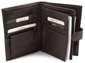 Мужское портмоне с блоком для документов и паспорта KARYA (18343)
