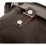 Коричневая мужская сумка-планшет из фактурной кожи через плечо Vip Collection (21106) - 6