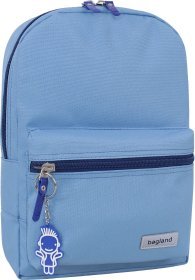 Стильный рюкзак голубого цвета из текстиля Bagland (55543)
