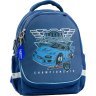 Шкільний текстильний рюкзак для хлопчика з принтом автомобіля Bagland Butterfly 55643 - 1