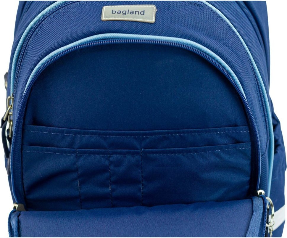 Шкільний текстильний рюкзак для хлопчика з принтом автомобіля Bagland Butterfly 55643