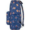 Синий детский рюкзак из текстиля с принтом Bagland (55743) - 2