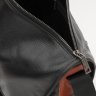 Вместительная повседневная женская сумка из натуральной фактурной кожи Borsa Leather черного цвета 95743 фото №5 Вместительная повседневная женская сумка из натуральной фактурной кожи Borsa Leather черного цвета 95743 modnotak фото - 5