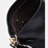 Повсякденна жіноча шкіряна сумка чорного кольору Keizer (56043) - 5