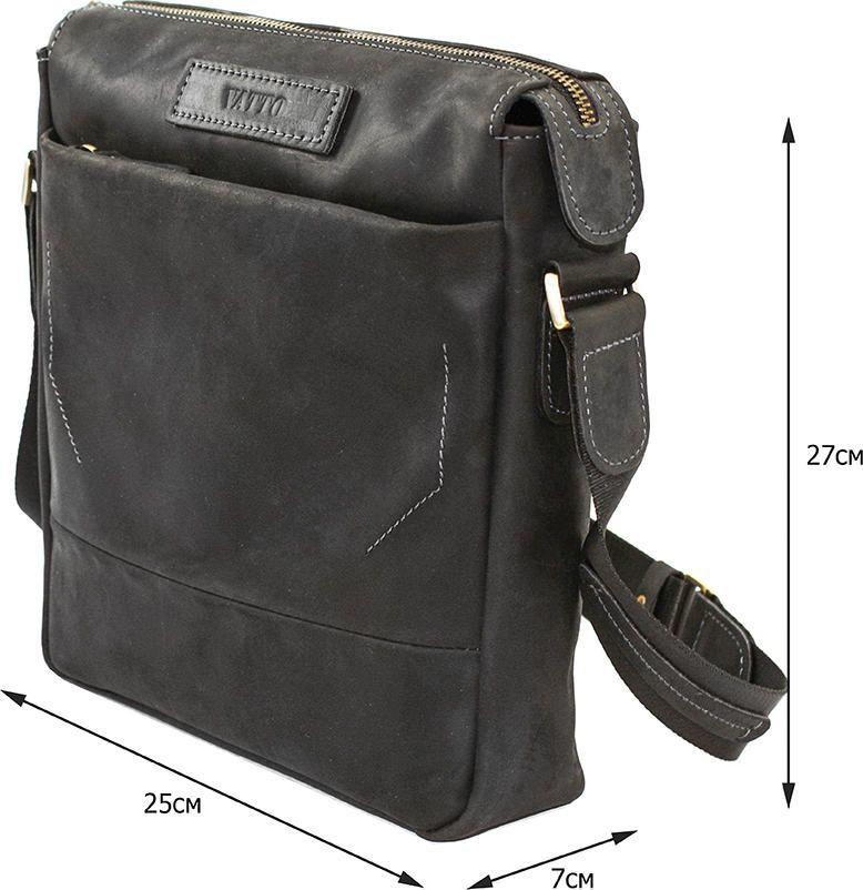 Повсякденне чоловіче наплічна сумка з вінтажній шкіри VATTO (11685)