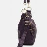 Жіноча сумка з натуральної шкіри фіолетового кольору з однією лямкою Borsa Leather (19331) - 4