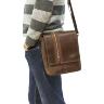 Кожаная мужская сумка винтажного стиля VATTO (11984) - 2