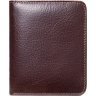 Мужское портмоне небольшого размера из коричневой кожи Vintage (2420245) - 1