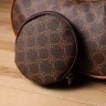 Жіноча сумка-сідло з якісного шкірзама зі знімною монетницею Vintage коричневого кольору 96943 фото №10 Жіноча сумка-сідло з якісного шкірзама зі знімною монетницею Vintage коричневого кольору 96943 modnotak фото - 10