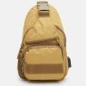 Чоловіча тактична сумка-слінг із текстилю кольору хакі Monsen (22160) - 2
