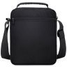 Текстильная мужская сумка-барсетка черного цвета с ручкой Confident 77443 - 10