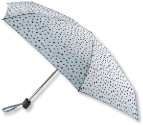 Женский мини зонт Fulton L501 Tiny-2 Ditsy Leopard (механический, складной, с леопардовым принтом) 107943