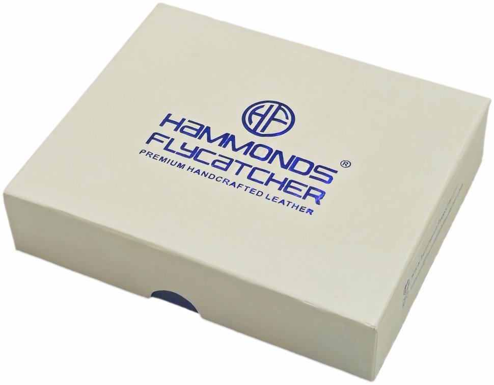 Кожаная обложка для паспорта с отделением для карточек Hammonds Flycatcher PH602 рыжего цвета 108043 modnotak фото №7