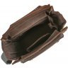 Мужская коричневая сумка через плечо из матовой винтажной кожи Royal Bag (19434) - 7