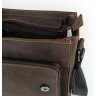 Мужская коричневая сумка через плечо из матовой винтажной кожи Royal Bag (19434) - 8