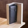 Большое мужское клачт-портмоне из натуральной кожи черного цвета ST Leather 108543 modnotak фото - 8
