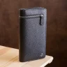 Большое мужское клачт-портмоне из натуральной кожи черного цвета ST Leather 108543 modnotak фото - 5