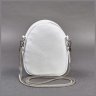 Белая женская мини-сумка из натуральной кожи флотар BlankNote Kroha 79043 - 5