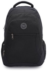 Вместительный текстильный мужской рюкзак Aoking 89243 Черный