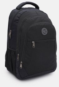 Вместительный текстильный мужской рюкзак Aoking 89243 Черный