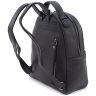 Женский городской рюкзак из натуральной кожи черного цвета KARYA 69743 - 3