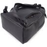 Женский городской рюкзак из натуральной кожи черного цвета KARYA 69743 - 5