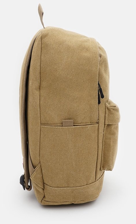 Зелений чоловічий рюкзак із міцного текстилю на блискавковій застібці Monsen 71544